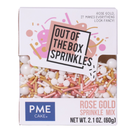 Rose Gold Sprinkle Mix - 2.1oz