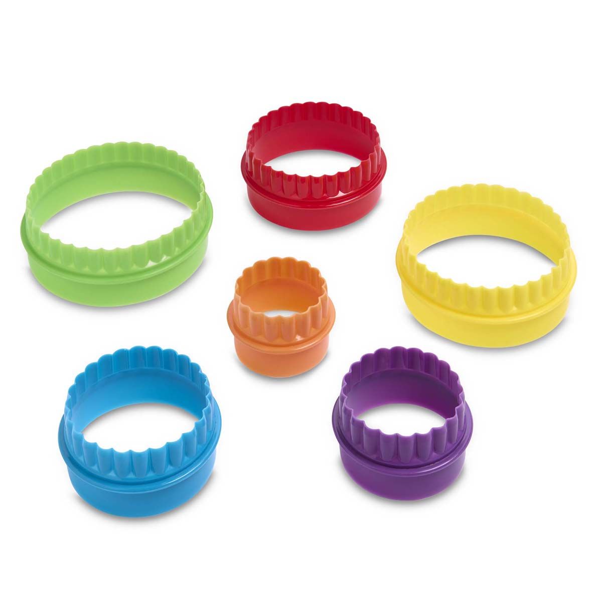 Mrs. Anderson's Baking Double-Sided Cutter, Set of 6
