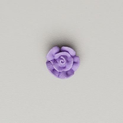 Medium Royal Icing Rose - Lavender - 1"