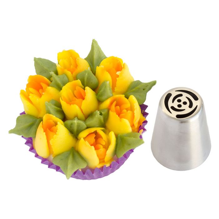 3 Petal Flower Russian Tip - 3-10