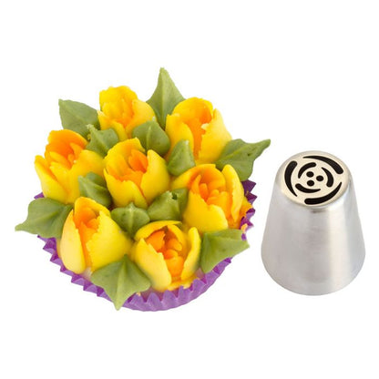 3 Petal Flower Russian Tip - 3-10