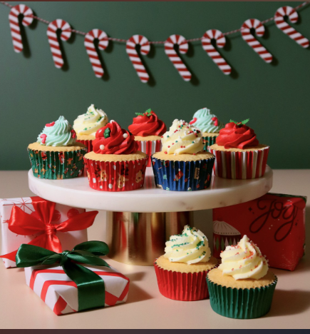Santa's Mix Cupcake Liners - 100 Cupcake Liners