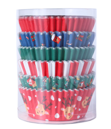 Santa's Mix Cupcake Liners - 100 Cupcake Liners