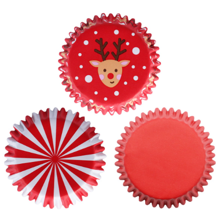 Santa's Mix Cupcake Liners - 100 Cupcake Liners