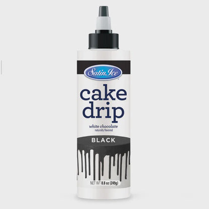 Satin Ice Black Cake Drip, 8.8oz