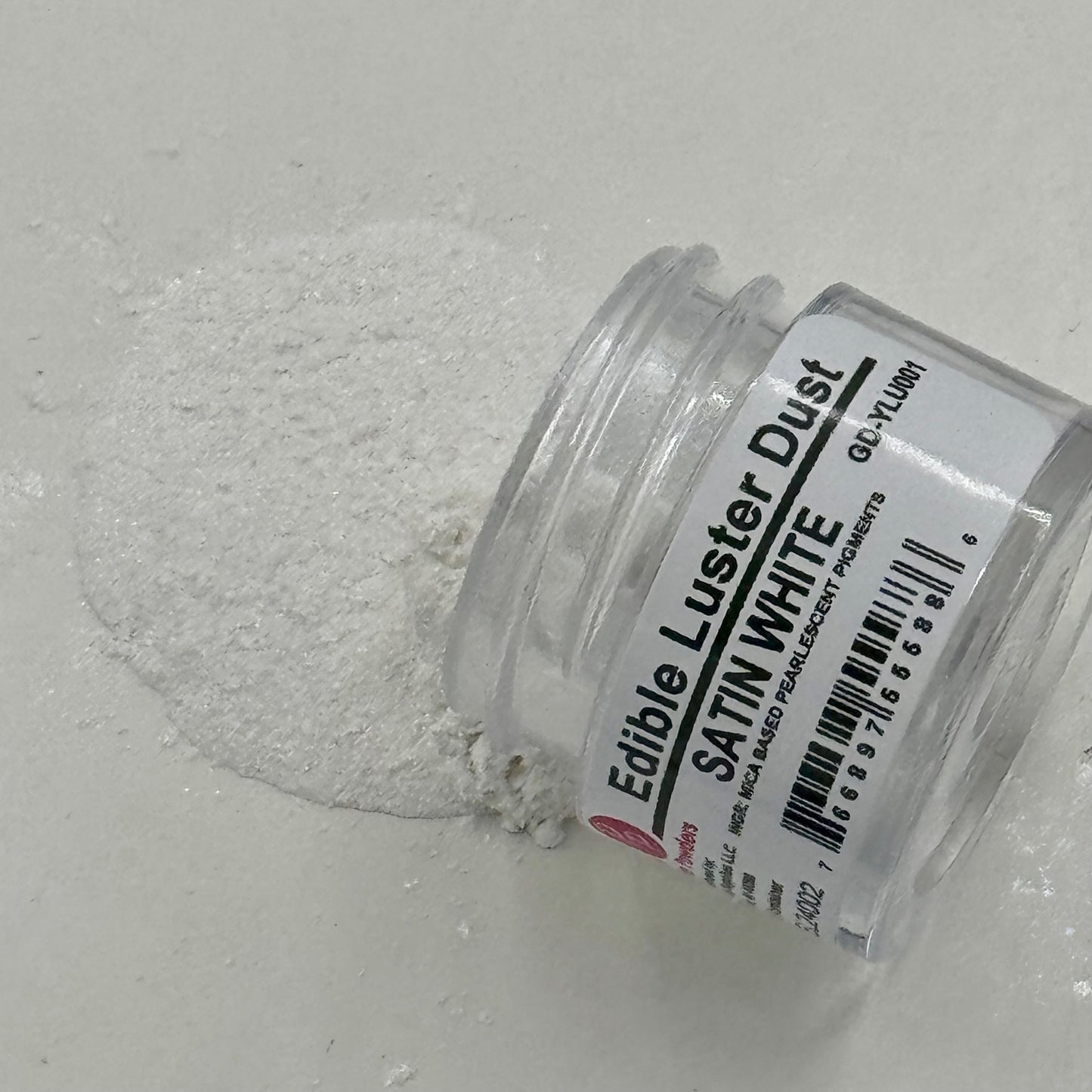 Satin White Edible Luster Dust
