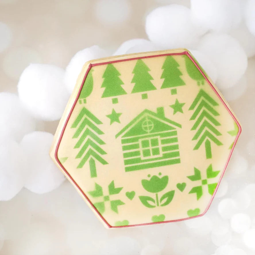 Scandi Folk Art Stencil