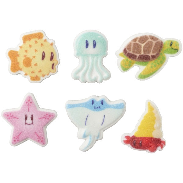 Sea Friends Sugar Assortment - 6 Pieces