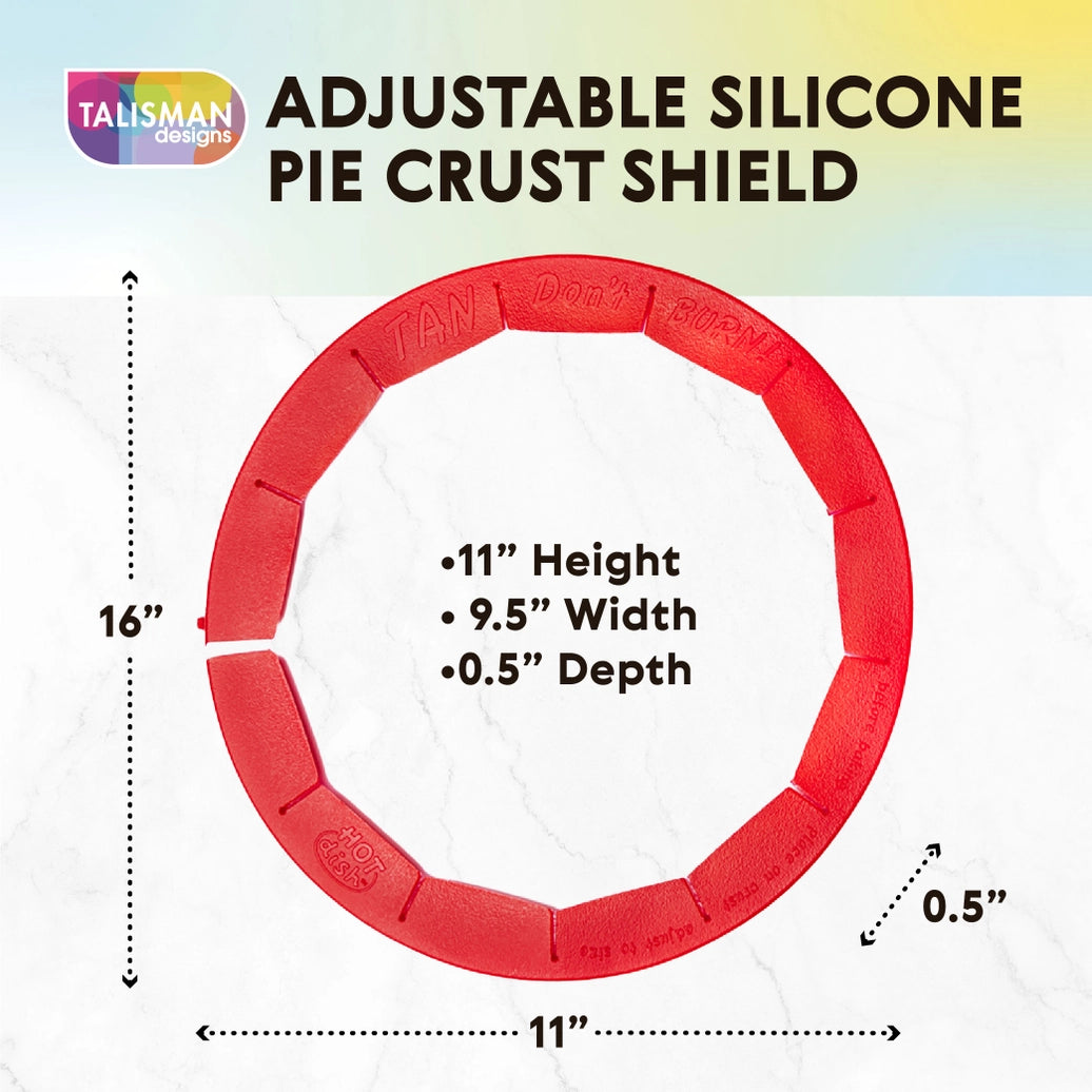 Adjustable Silicone Pie Shield