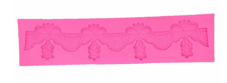 Lace Silicone Mold with Bows