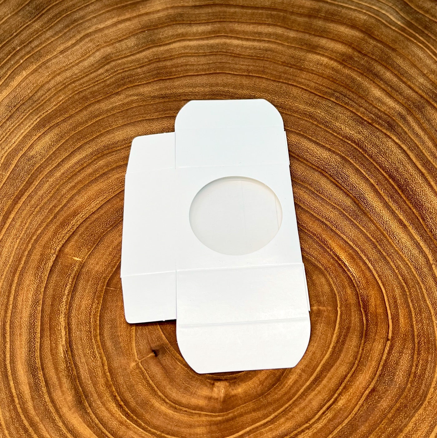 White, Single Cookie Box with Window