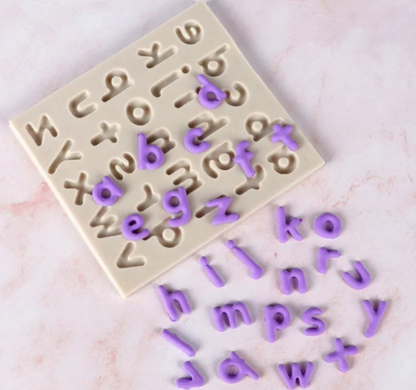 Small Letters Silicone Mold