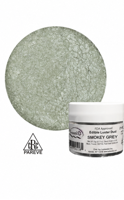 Edible Luster Dust - Smokey Grey