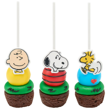 Peanuts® Snoopy®, Charlie Brown and Woodstock® Cupcake Rings - 12 Rings