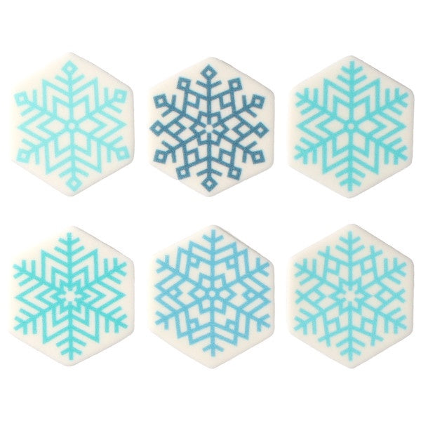 Snowflake Edible Assortment - 8 Pieces