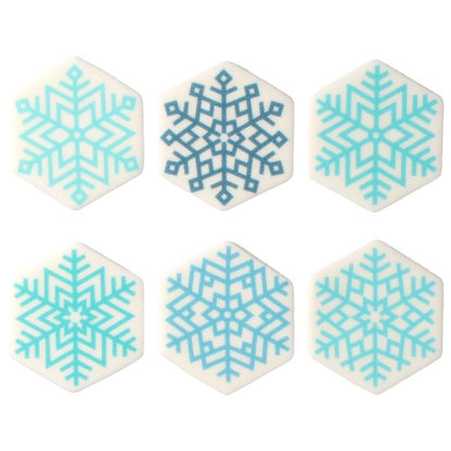 Snowflake Edible Assortment - 8 Pieces