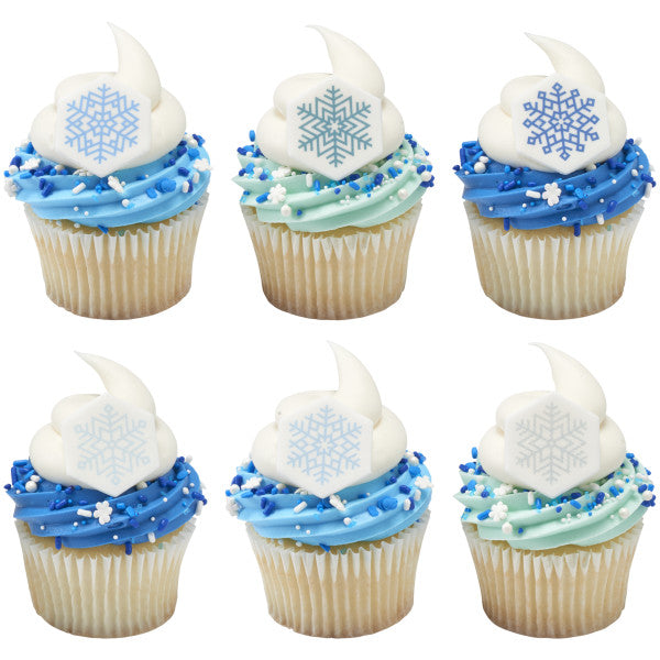Snowflake Edible Assortment - 8 Pieces