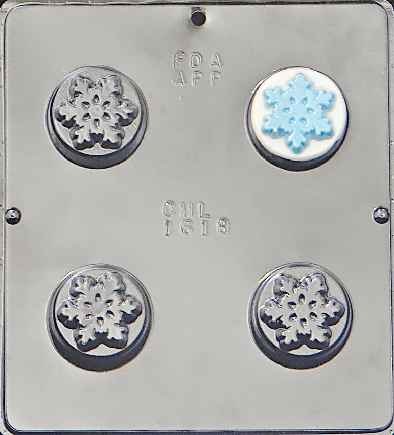 Snowflake Chocolate Cookie Mold