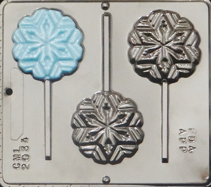 Snowflake Lollipop Chocolate Mold