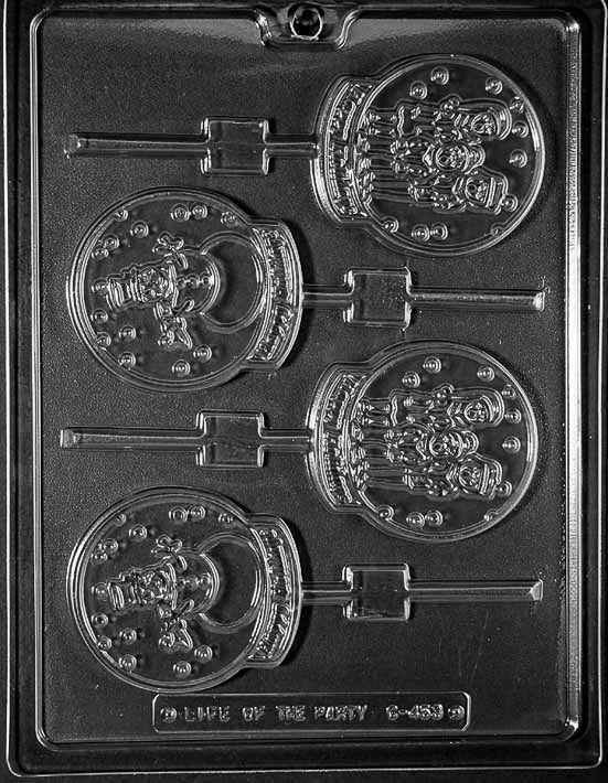 Snowglobe Lollipop Chocolate Mold
