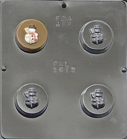 Snowman Chocolate Cookie Mold