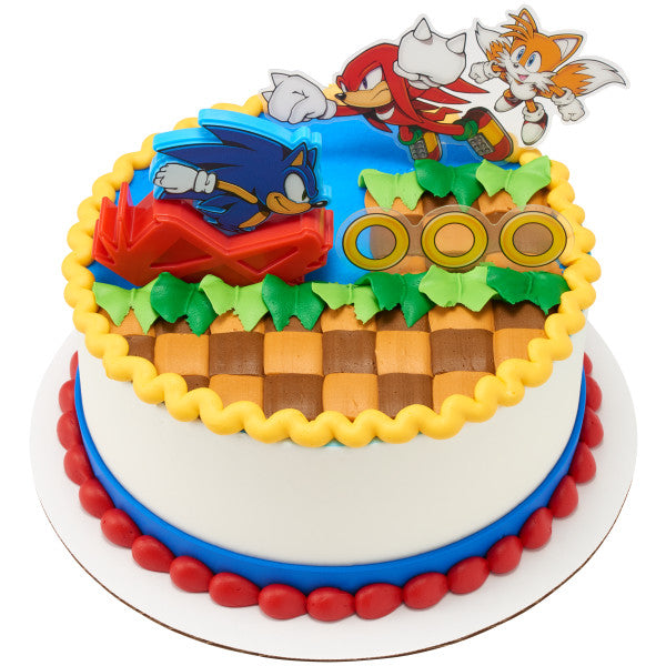 Sonic The Hedgehog Cake Topper Set