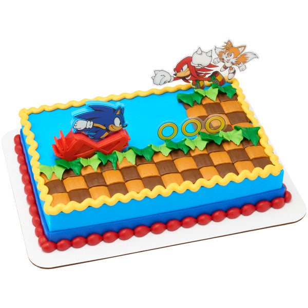 Sonic The Hedgehog Cake Topper Set