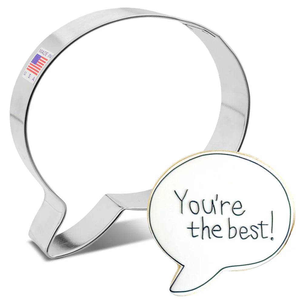 Ann Clark Speech Bubble Cookie Cutter