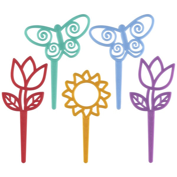 Springtime Assortment Cupcake Picks - 12 Picks