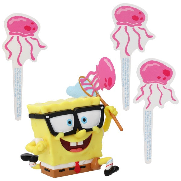 Spongebob SquarePants Jellyfish Fields Cake Topper Set