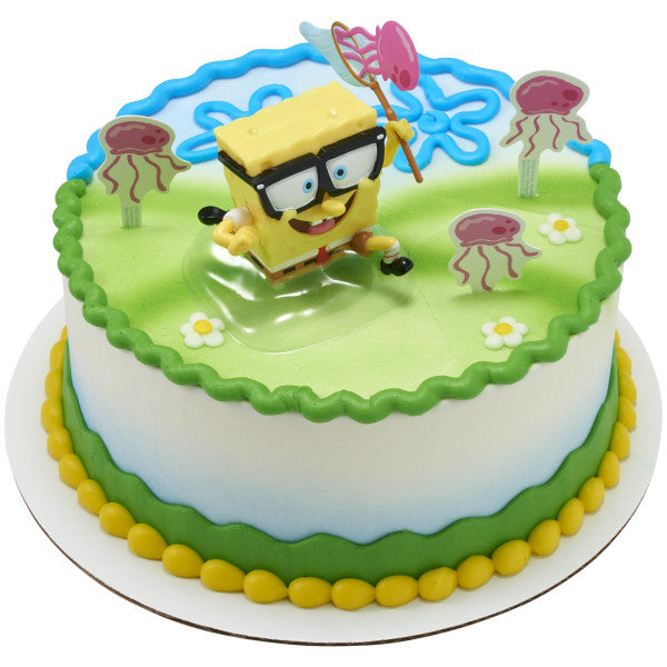 Spongebob SquarePants Jellyfish Fields Cake Topper Set