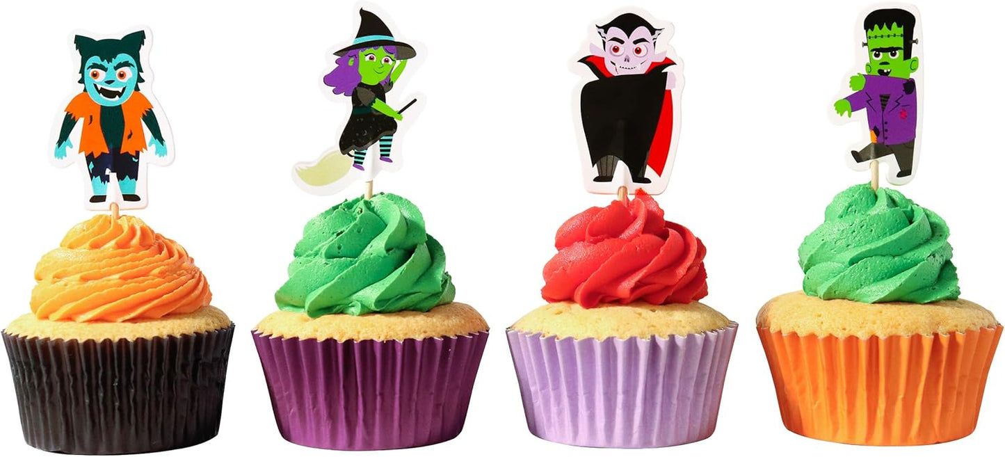PME Halloween Cupcake Toppers - 24 Toppers
