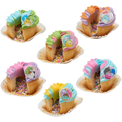 Squishmallows Squish Cupcake Rings - 12 Rings