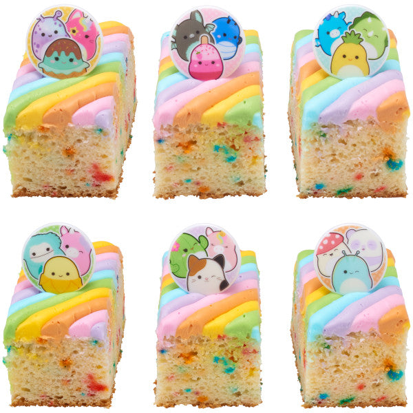 Squishmallows Squish Cupcake Rings - 12 Rings