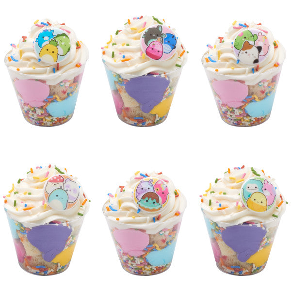 Squishmallows Squish Cupcake Rings - 12 Rings