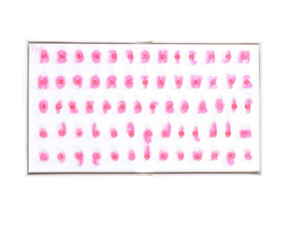 PME Fun Fonts Cupcake and Stamping Set - Handwriting Font