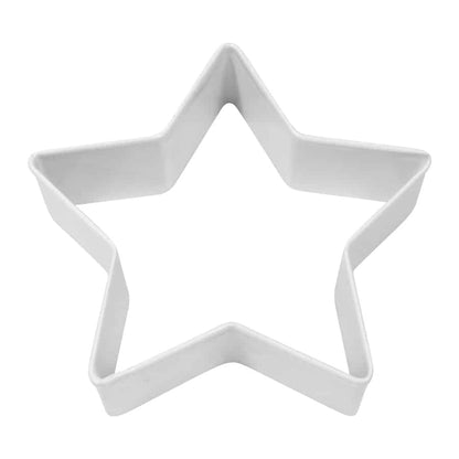 Polyresin Coated Steel White Star Cookie Cutte