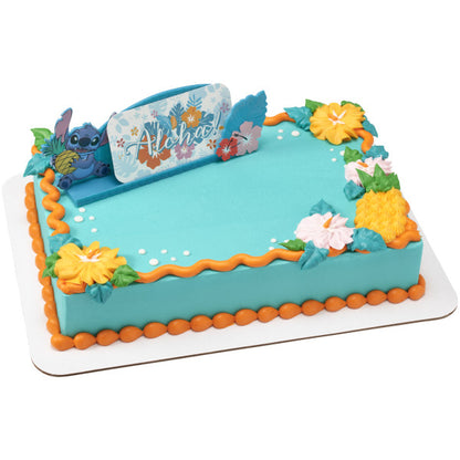Disney's Stitch Aloha Cake Topper Set