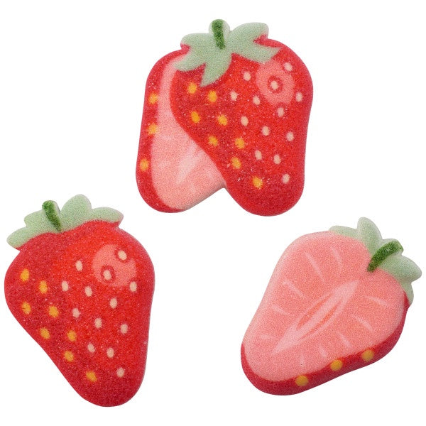 Pressed Sugar Strawberry Assortment - 6 Strawberries