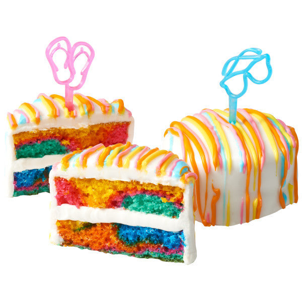 Summer Fun Cupcake Picks - 12 Cupcake Picks