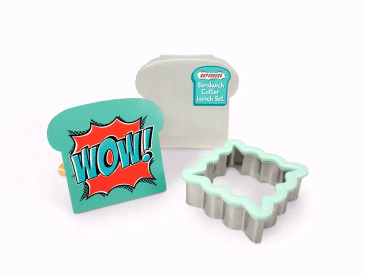 Super Hero Sandwich Cutter Lunch Set