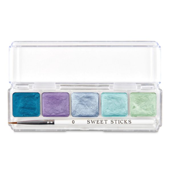Sweet Sticks Water Activated Food Paint - Metallic Under The Sea Pack