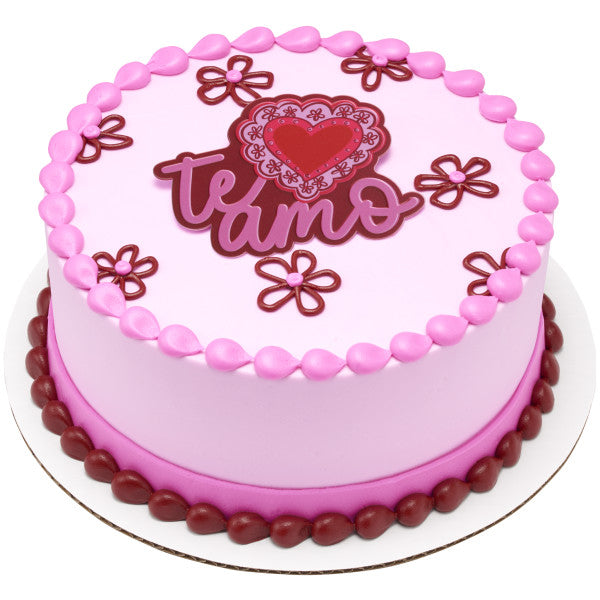 Te Amo Cake Layon