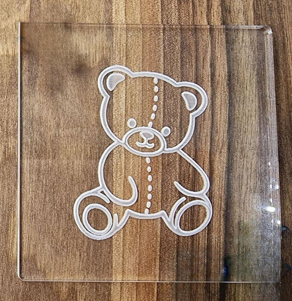 Fondant Debosser - Teddy Bear