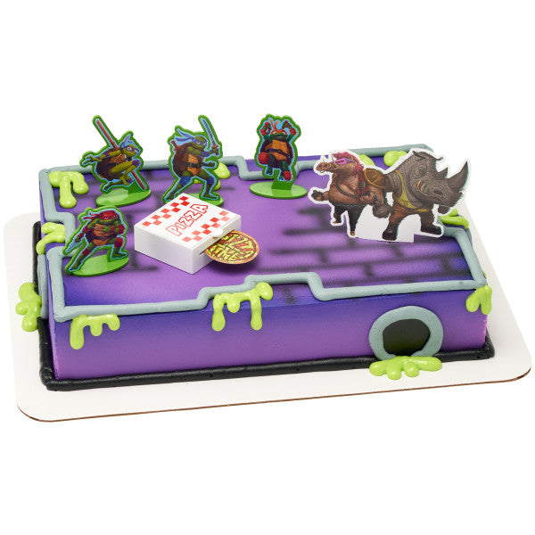 Teenage Mutant Ninja Turtles Pizza Power Cake Topper Set