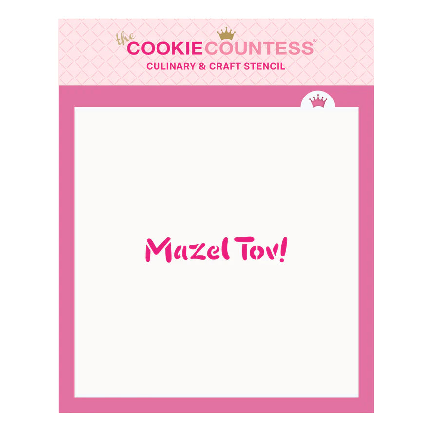 Mazel Tov! Stencil