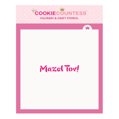 Mazel Tov! Stencil