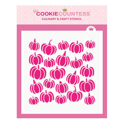 Pumpkin Pattern Stencil