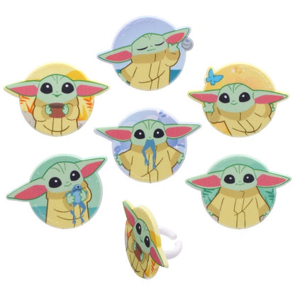 The Mandalorian Small But Mighty Cupcake Rings - 12 Rings