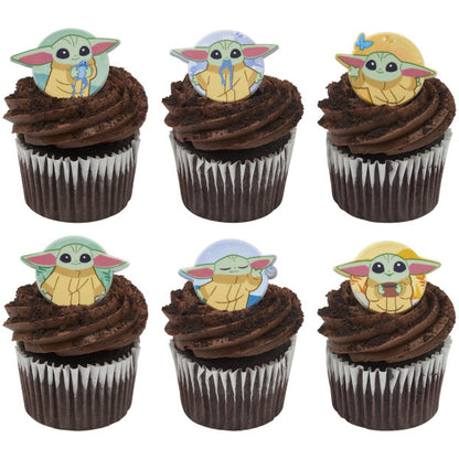 The Mandalorian Small But Mighty Cupcake Rings - 12 Rings
